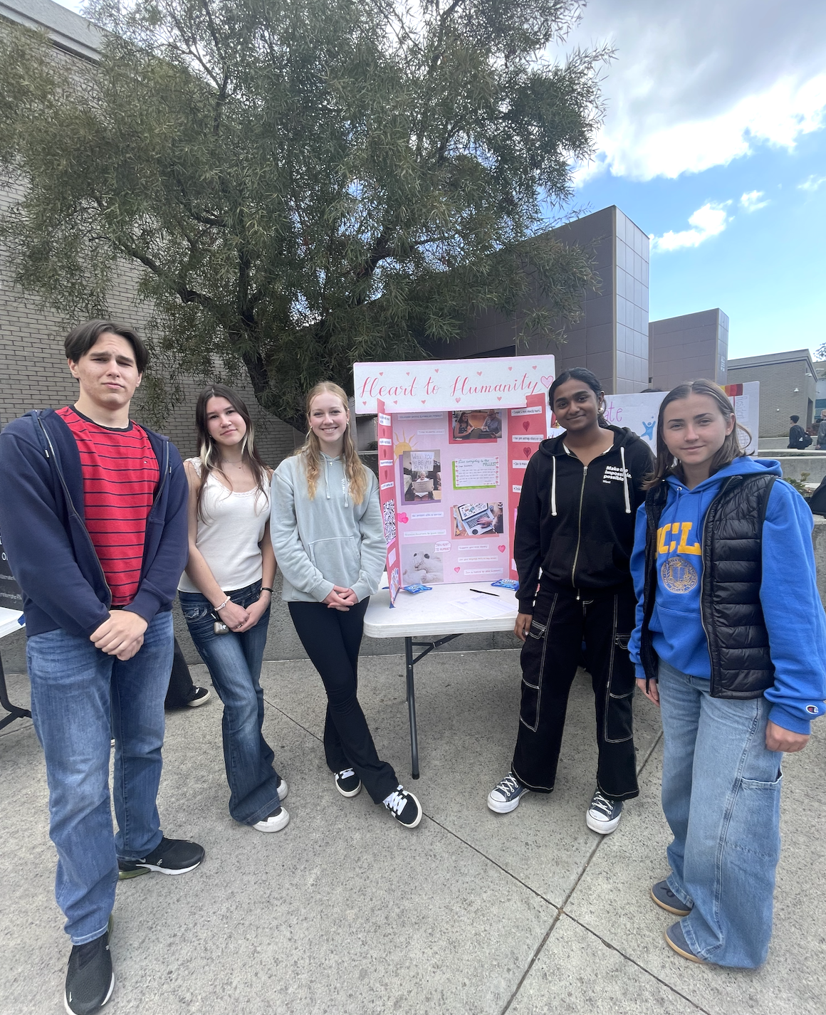 Heart to Humanity project display